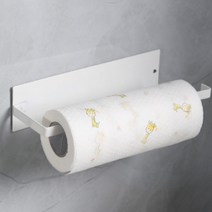 코코두리 주방 키친타올걸이 무타공 접착식, 코코두리_화이트, 1개