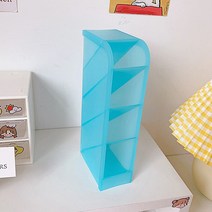 서랍장 사무 책상 수납 공간 데스크 정리함 4칸 블루