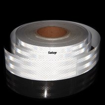 자전거트레일러 반사 소재 바이크 오토바이 스티커 자동차 자전거 트레일러 테이프 흰색 5CMX10M, 01 White