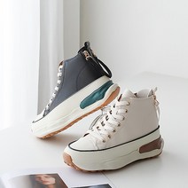 3cm 통굽 스니커즈 여성 하이탑 운동화 225-250mm G012