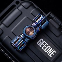 블랙 미러 핑거팁 스피닝 탑 해머 감압 장난감 선물 EDC, Zirconium Damascus