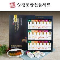 한천 양갱 종합 선물 세트 45gX21개입 과자 사탕 젤리, 양갱종합선물세트 45g X 21개(쇼핑백포함)