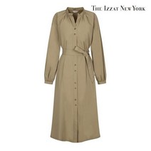 더아이잗뉴욕 더아이잗 셔링넥 백 플랩 벌룬 원피스 IL3A0OP23