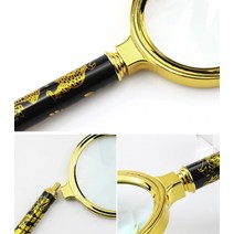 휴대용돋보기 휴대용확대경 노안돋보기안경 골드, 60mm, 본상품선택