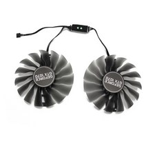 그래픽카드 팬 수리 부품 95mm gaa8s2u gtx 1070 emtek palit gtx1070 gamerock 프리미엄 에디션 그래픽 카드용 쿨러 GPU 냉각, AB 2PCS