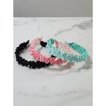 자체제작) 쁘니쥬 심플 주름 셔링 머리띠 헤어밴드