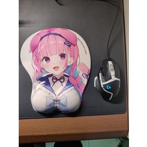 8bitdo 얼티메이트 Vtuber Youtuber Hololive Oppai 애니메이션 게임 주변 마우스 패드 손목 보호 키보드 테이블 Korone 21x26x15x3cm, [01] Minato Aqua1