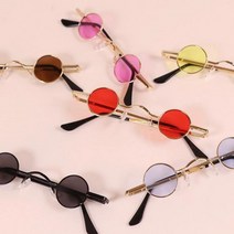 힙한 눈알가리개 알작은 레옹 선글라스 6color 웃긴 복고안경 썬그라스