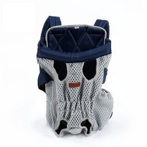 반려동물 백팩 애완 동물 강아지 캐리어 배낭 여행 어깨 가방 고양이 전면 운반 홀더, 02 Gray_01 L