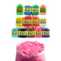 통통힐링클레이 800g 대용량클레이 점토 찰흙놀이, 갈색