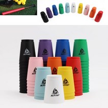 스피드 스포츠 게임 스택스 순발력 테스트 스태킹 컵쌓기 12P, 핑크12p