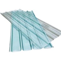 슬레이트지붕 FRP 플라스틱 PVC PC판 폴리카보네이트 스레트 지붕 레인, 길이 1m  두께 1.5mm  타일 너비 93cm