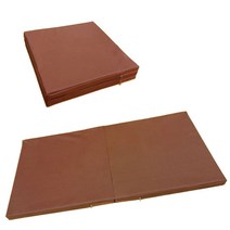 레자매트 2단접이식 60x120 108배 지퍼분리형 찜질방 팬션 병원, 블랙