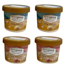 매일유업 상하목장 유기농 아이스크림 밀크+딸기 미니컵 100ML 각 2개 총 4개 상하 아이스크림, 5세트