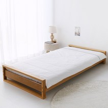 원목침대 무헤드프레임 싱글침대 자취방 원룸 작은방 학생, 단품