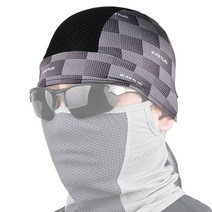 KATTUS 정품 조각모자 쪽모자 냉감두건 자전거 이너 비니 두건 라이딩 스포츠두건 싸이클모자, X9 라운드 그레이