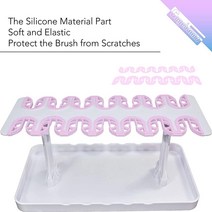 CUGEBANNA Plastic Artist 멀티 홀 페인트 브러시 건조대 - 14개의 수직 보관 홀더 미국 1307958