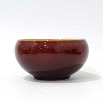 레드 말차볼 다완 도구, 붉은색, 1개