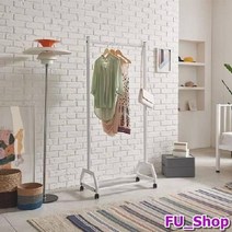 ForU51 1단 스틸 행거 스틸행거 서랍행거 슬림행거 드레스룸 옷장 인행거 단행거 장롱, 화이트