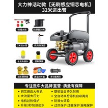 고압세차기 고압세척기 세차건 검은 고양이 세인트 일반 자동차 세탁기 가정용 220V 물총 워터 펌프 브러시 유물 강력한 바닥 잡아, 3. Daliwang Active 모델 [브러시리스 유