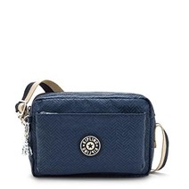 Kipling 여성용 Abanu 미디엄 크로스바디 백 경량 조절 가능한 나일론 허리 팩 멀티 컴파트먼트 지퍼 포켓 포함 텐더 세이지 C