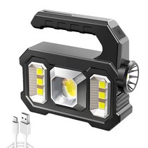 휴대용 미니USB 충전식 태양열 LED 손전등["태양 Led 손전등 전원 은행 슈퍼 밝은 COB 작업 조명 휴대, 08 Silver LED COB_03 3PCS