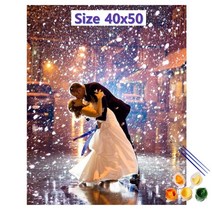 강렬한 웨딩키스 친구 결혼식선물 그림그리기세트 유화그리기세트 집콕 DIY