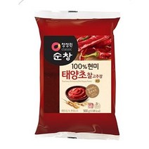청정원 현미 찰고추장 500g 비닐, 4개