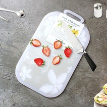 오너클랜 빠띠라인 주방도마 에코히노끼 항균도마 타원 미니 14mm_Ta14