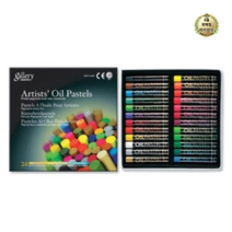 라이브잇 문교 형광오일파스텔세트, 14세트, 24색