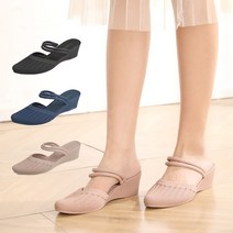 르보에 5cm 발 편한 투웨이 슬링백 슈즈 여성 구두 여름 샌들 미들힐