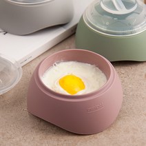파스텔 실리콘 계란 반숙기 3color/전자렌지사용/계란찜기/실리콘반숙기/1인용기/에그메이커, 그레이