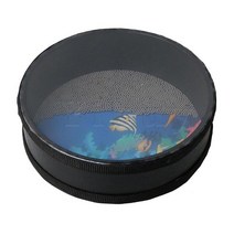 텅 드럼 패드 Yibuy 블랙 여러 가지 빛깔의 천연 나무 플라스틱 웨이브 구슬 오션 드럼 뮤지컬 교육 8 10, [02] Black, 02 Black