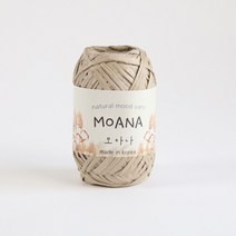 [앵콜스] (10+1) 모아나 40g 라피아 종이실 코바늘 여름가방 뜨개실, 103 연인디베이지(낱개)