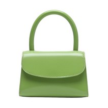 22FW 바이파 세미 페이턴트 레더 탑핸들백 라임 그린 19PFMINALMWSMA STK