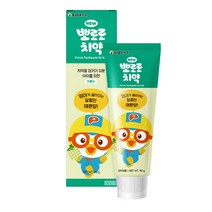 뉴뽀로로 어린이 저불소 치약 메론 파인애플 혼합과일 90g, 메론향, 메론향