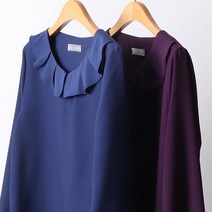 카라 프릴 블라우스 109F345S 빅사이즈 여성