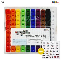 가재울유통 조이매스 연결큐브 10색100개 수모형 교구 미노스큐브 574950-9-40596ea
