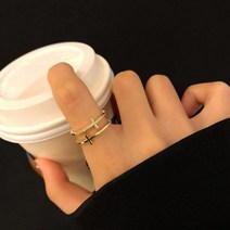 사이즈 조절 가능한 여러가지 오픈링 하트 나무 잎 등 여성 손가락 반지
