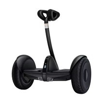 Children And Adults Universal Two-in-one Hand Lever Hand-held Hoverboard Electric Balance Bike, [02] black