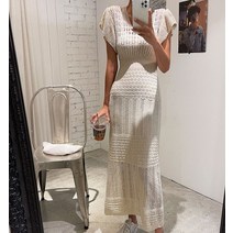 드레스허그 이브 펀칭 슬림 원피스