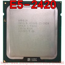 파워딜 인텔 제온 CPU E5-2420 SR0LN 1.90GHz 6 코어 15M LGA1356 E5 프로세서 빠른, 한개옵션0