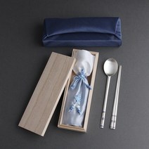 칠보은수저 장수거북 1벌 70% 80% 99% 부모님생신선물 개업선물 외국인선물 은수저세트 결혼예물 창립기념품 생일선물 돌잔치선물 입학선물, 1p, 70퍼세트-청색+블루보자기