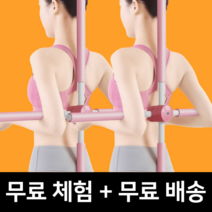 바디르 굽은등 교정기 굽은어깨 허리 자세 라운드숄더 척추 목, 스카이 블루