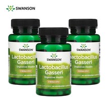 Swanson Lactobacillus gasseri 락토바실러스 가세리 30억 모유유래 유산균 60정X3 베지캡슐