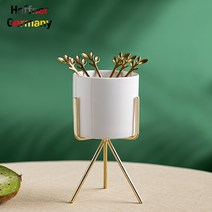 호프너 모던 미니 티스푼꽂이 수저통2종 수저함 홈카페 소품, 화이트, 1개