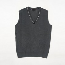 산골 곤색 넥라인 회색 조끼 교복조끼 교복 학생복