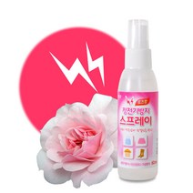 10개 이불 정전기 방지 스프레이 휴대용 방지제 섬유향수 섬유탈취제, 정전기방지스프레이 로즈향 10개