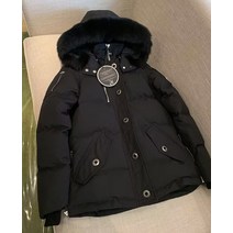 강아지 겨울 가을 옷 패딩 여성 가위털 다운 재킷 여우 모피 칼라 탈착식 후드 짧은 따뜻한 코트 두꺼운 여성용 의류 3Q, 6.Black - XS