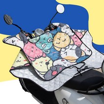오토바이 스쿠터 배달 지붕 우산 차양막 덮개 우비 바람막이 윈드스크린 캐노피 가림막 햇빛가리개 바람막이 여름용 선팅 얇은 차양 방풍-113463, 29.? 자외선 차단 프린트 큰 옆날개-얼굴 큰 고